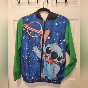Disney Brand - Stitch Nylon Hooded Jacket - Kids XL